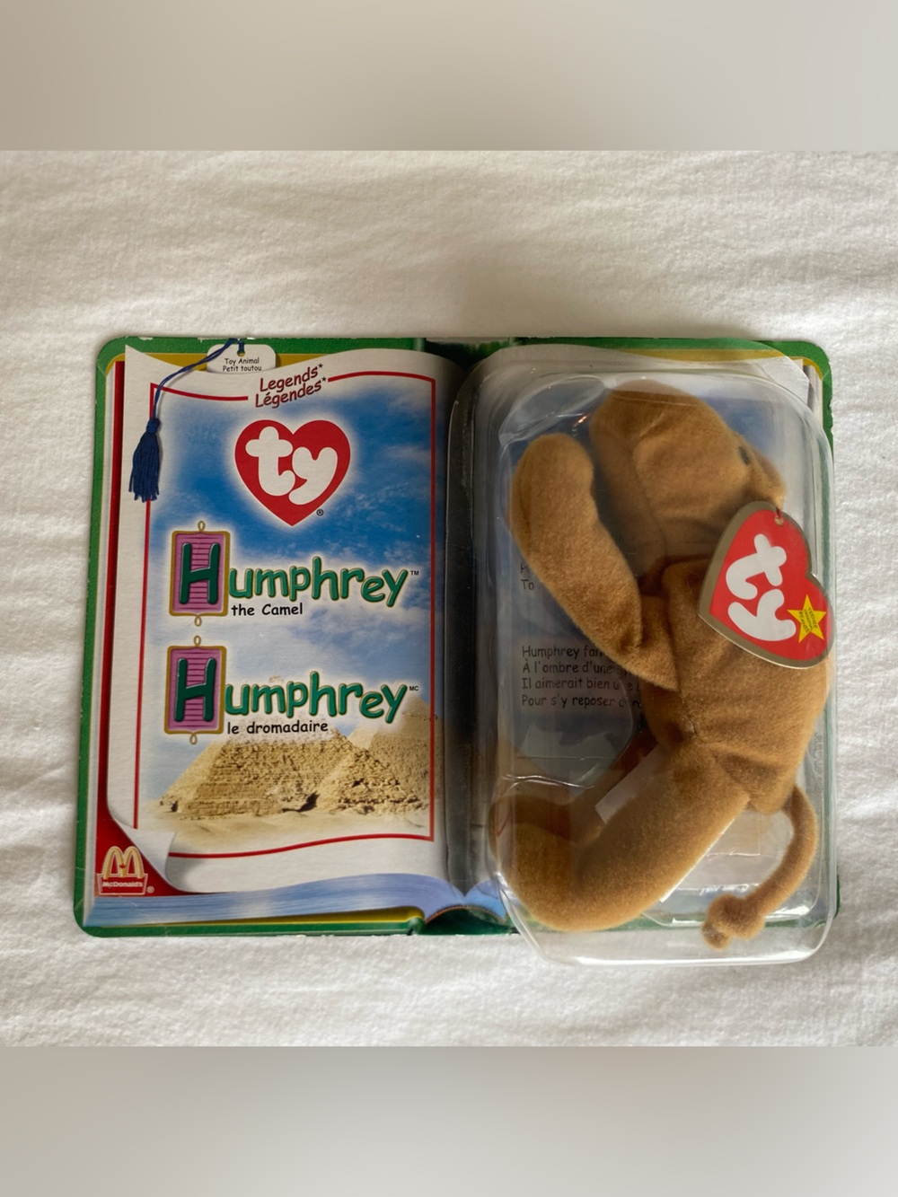 Ty McDonald’s Beanie Baby Humphrey the Camel 2000